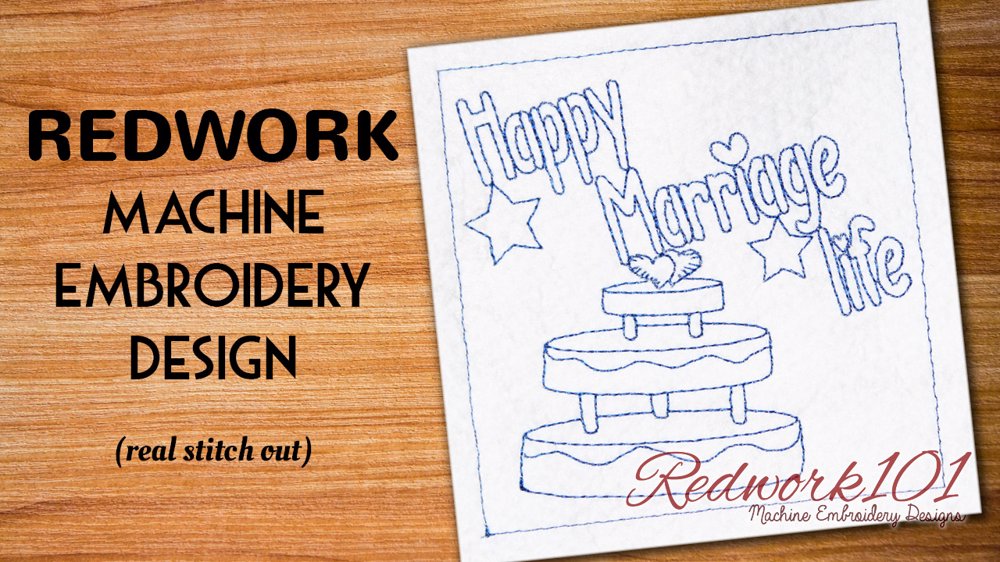 Cake with Happy Marriage Life