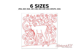 Pleasant Antelope Abstract Pattern