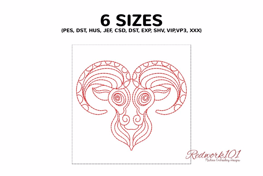 Animal face aries zodic sign