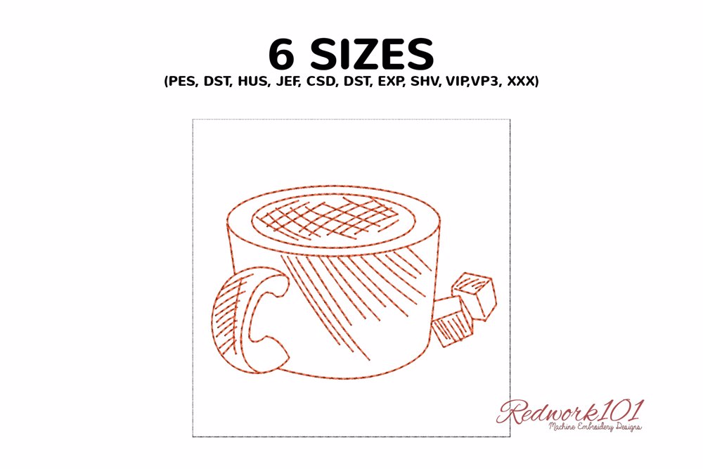 Coffee Mug with Sugar Cubes