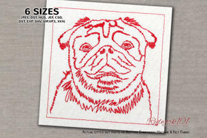 French Bulldog Head Portrait