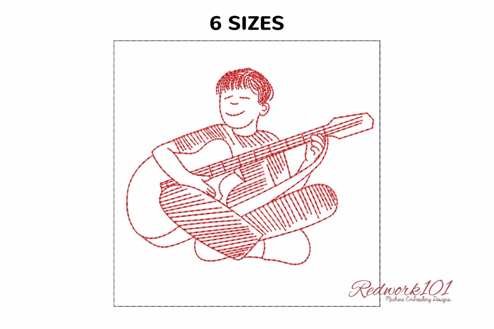 Boy Playing Guitar