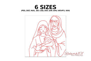 Holy Family Nativity Scene