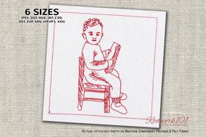 Boy Reading Book