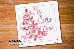 My Cute Mom with Roses Design