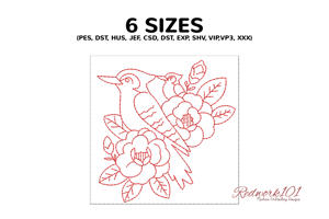Woodpeckers and Camellia Flowers