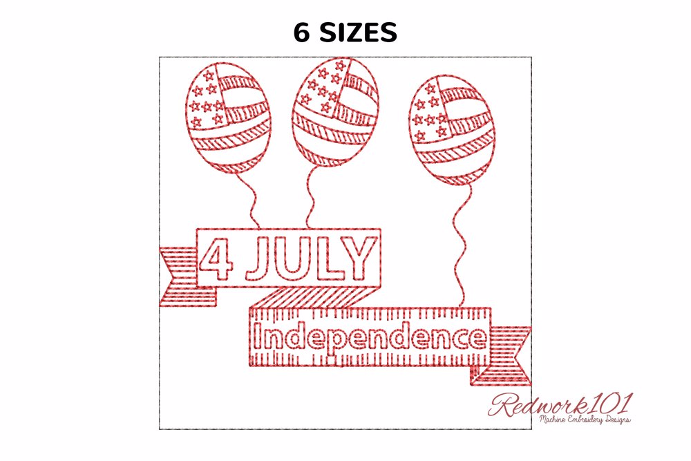 4th July American Balloons