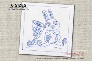 Easter Rabbit With Net