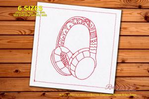 Designer Headphone Pattern