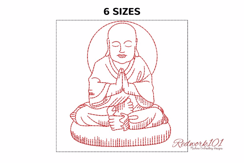 Buddha sitting in lotus pose