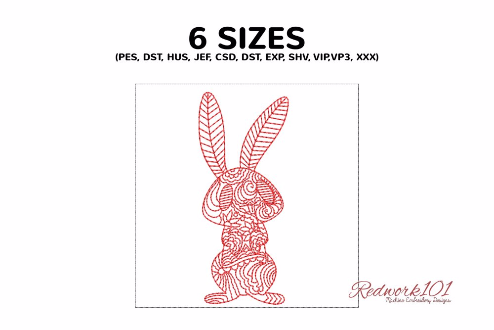 Bunny Zentangle Design