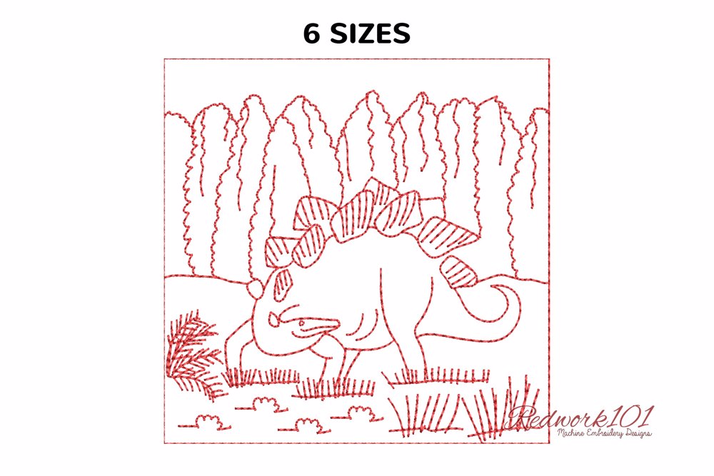 Stegosaurus in the Jungle