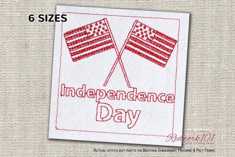 Independence Day USA Flags