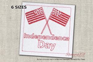 Independence Day USA Flags