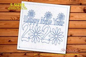 Flower Design New Year 2020