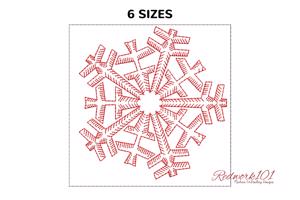 Snowflake Lineart
