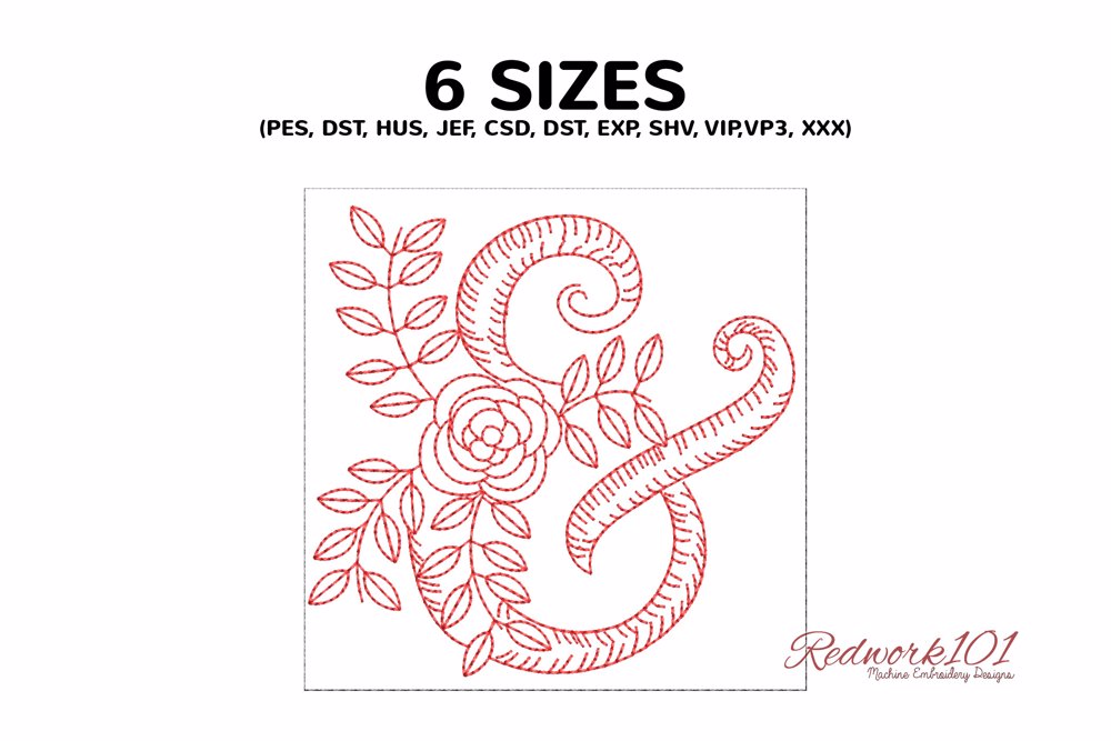Abstract Patterned Ampersand Design
