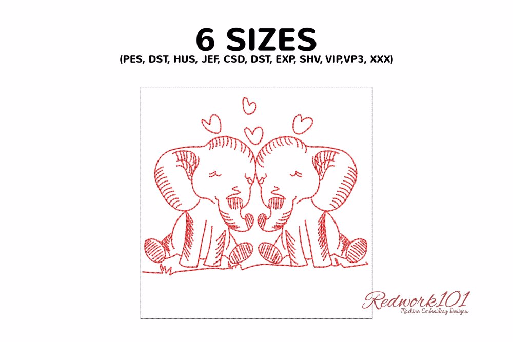 Two Elephants in Love