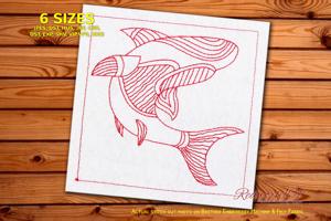 Shark Pattern Zentangle