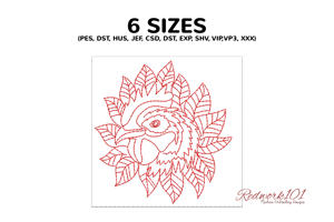 Elegant Roster Face With Leaves