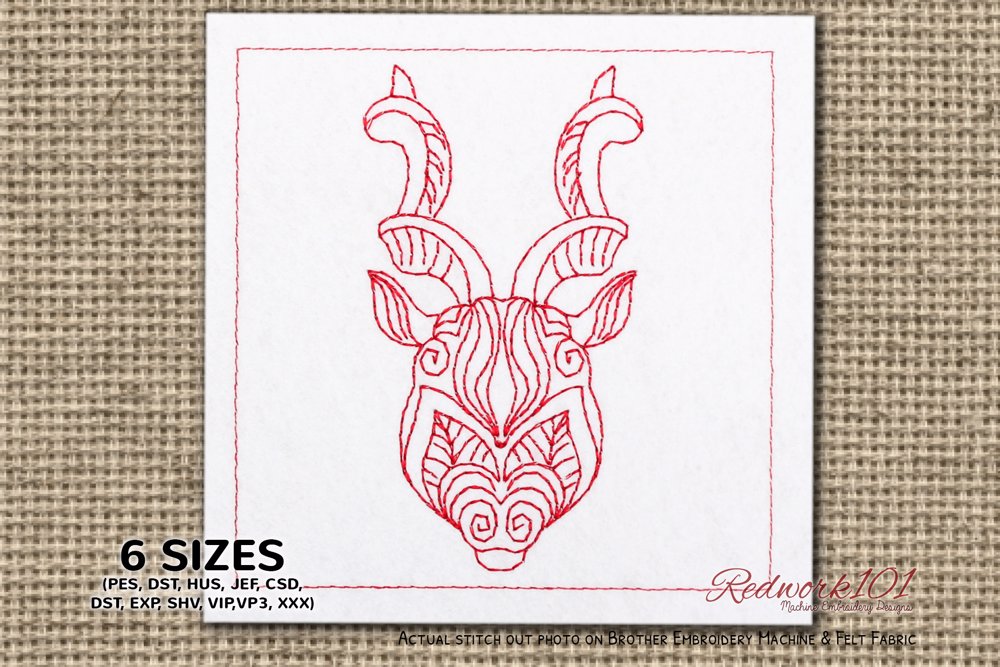 Animal Head capricorn symbol