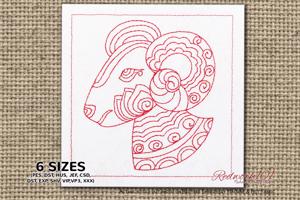 Aries Goat Head Sign