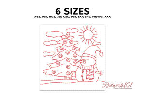 Nice Snowman Standing Beside A Tree