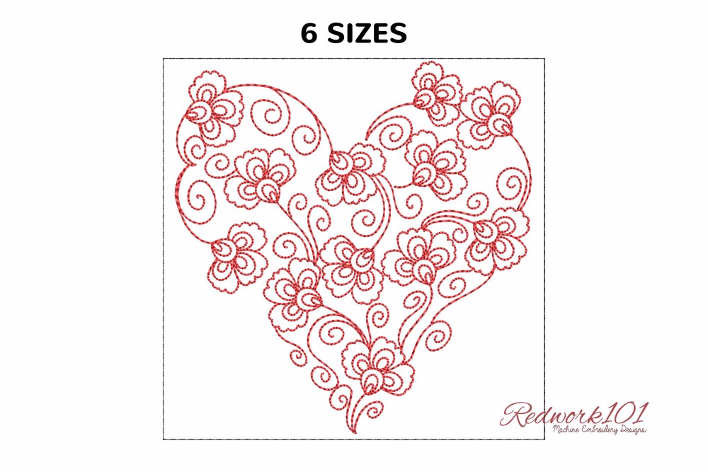 Love Shaped Flower Heart