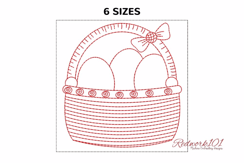 Easter Basket With Eggs