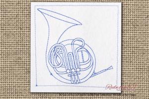 French Horn Instrument