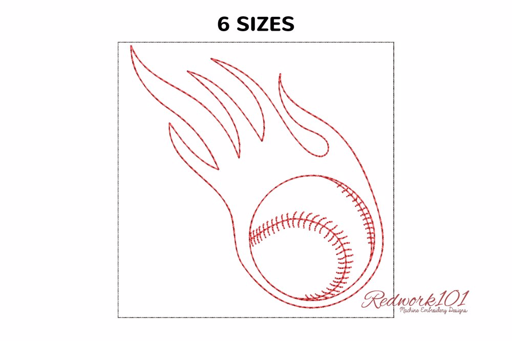 Flaming Baseball