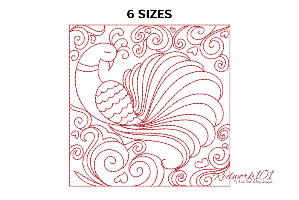 Peacock Abstract Design