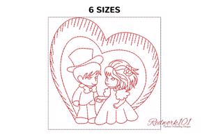 Cute Couple with Heart