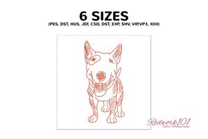 Bull Terrier Open Mouth