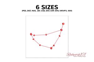 Capricorn zodic sign of the star constellation