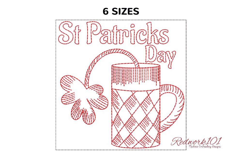 St.Patrick's Day Beer Glass