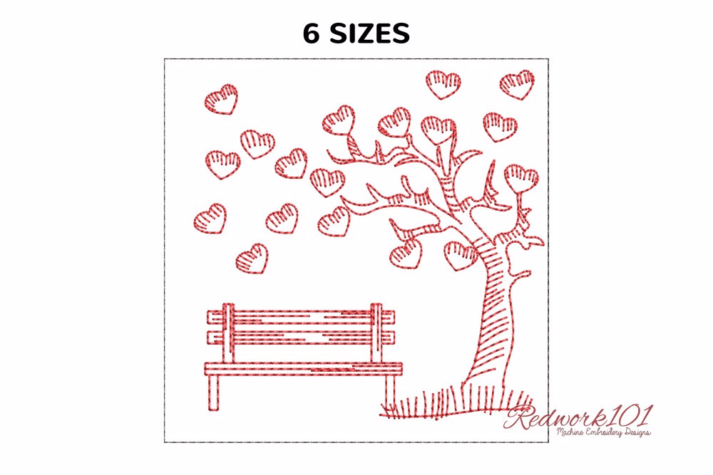 Love Tree with Bench