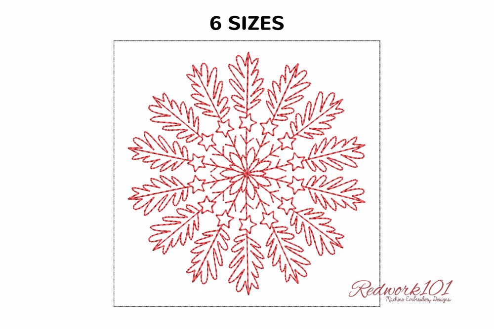 Snowflake Bluework