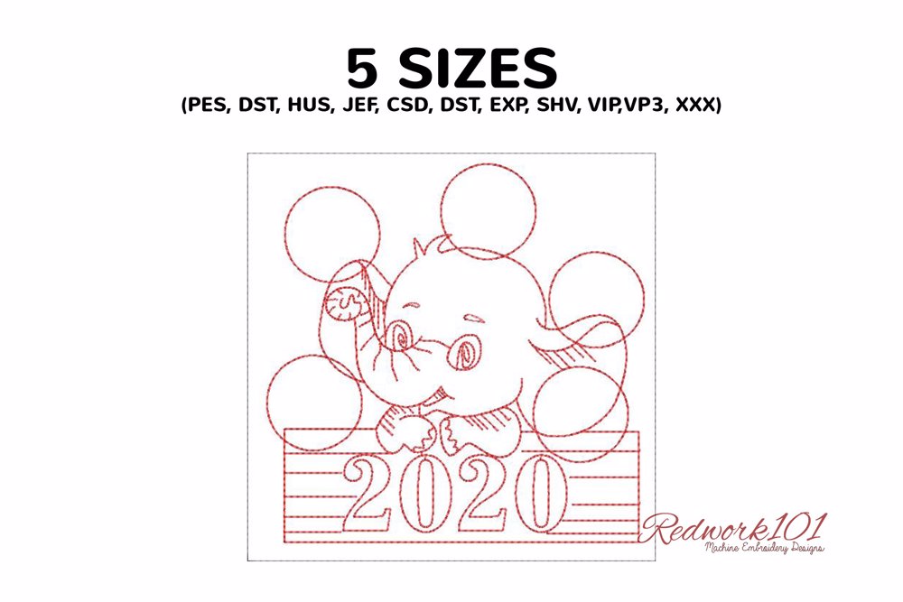 Baby Elephant - Happy New Year 2020