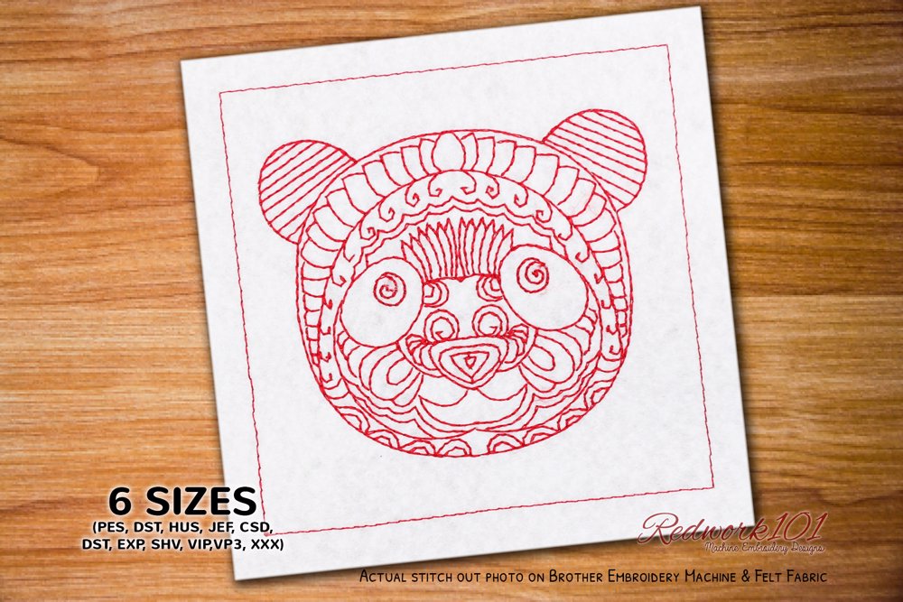 Panda Zentangle Pattern