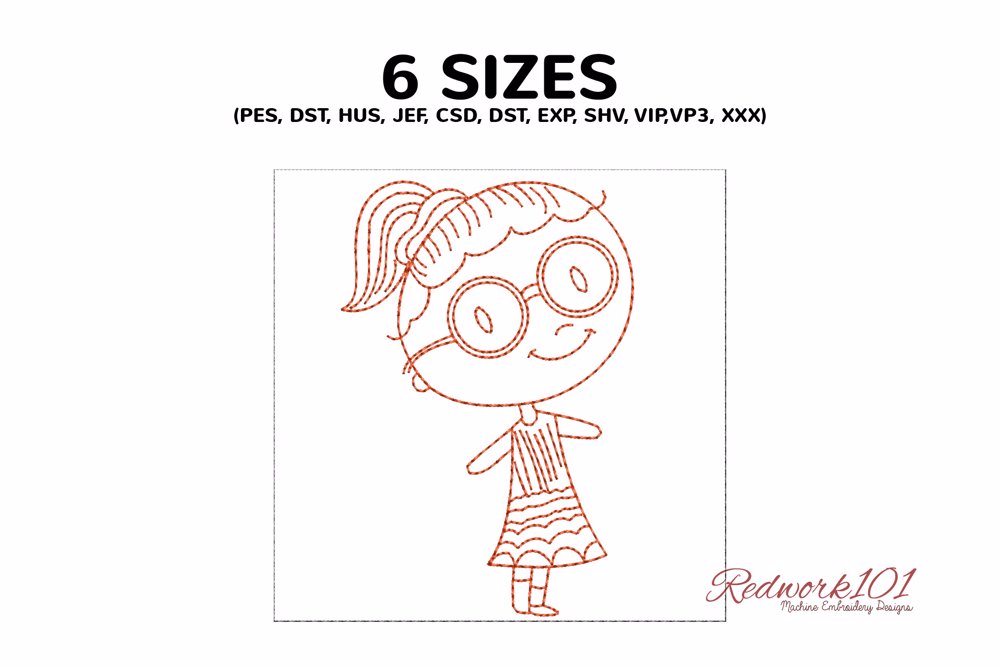 Doodle Doll with Eyeglasses