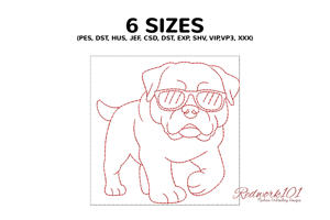 Rottweiler with Sunglasses
