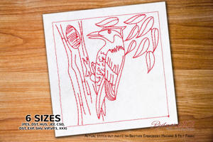 Pleasant Woodpecker On The Tree