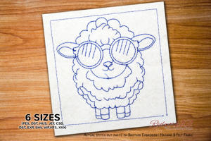 Cool Sheep in Sunglasses