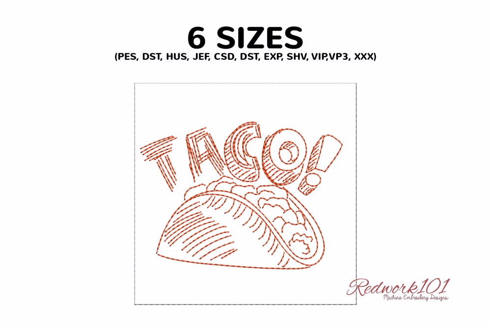 Taco with Taco Text