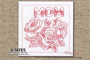 Mom Alphabet with Roses