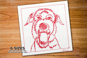 Head of an Irish Wolfhound