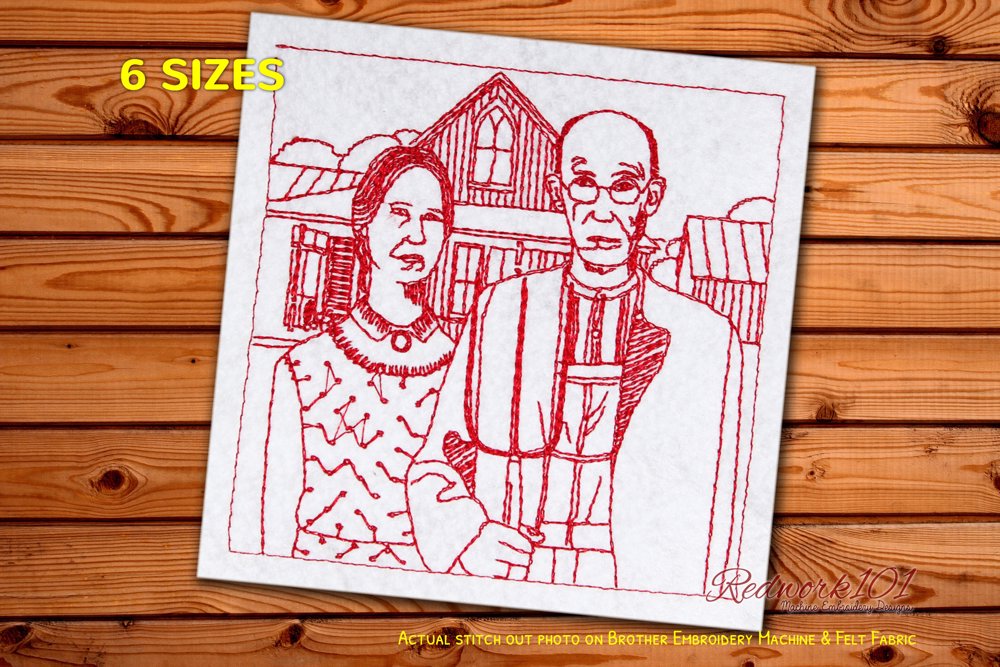 American Gothic by Grant Wood