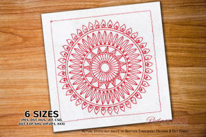 Sweet Round Leaves Mandala