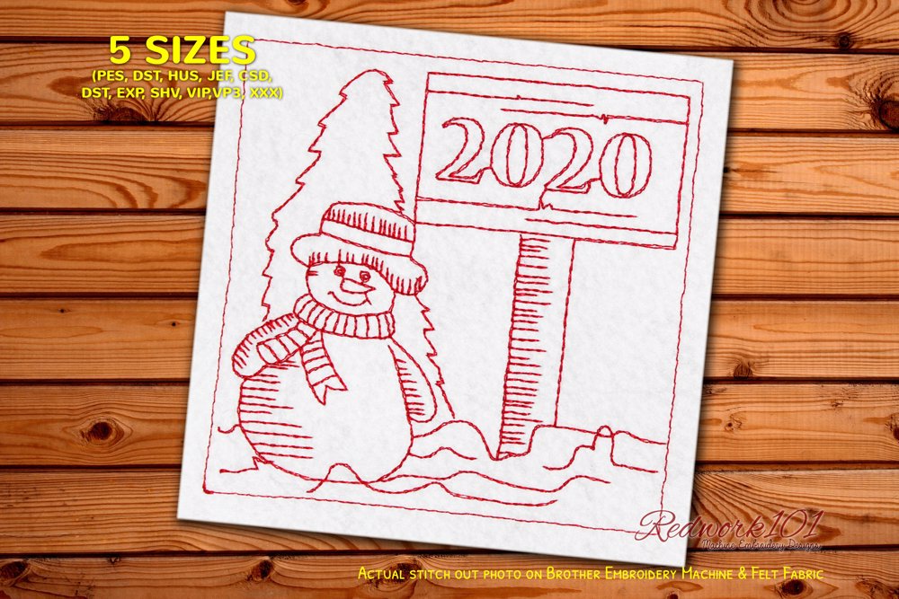 2020 Snowman